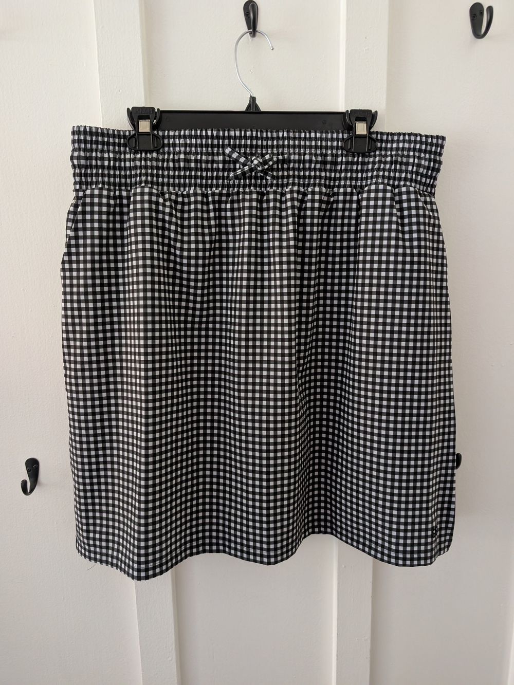 Albion The Away Skirt, Black And white Gingham